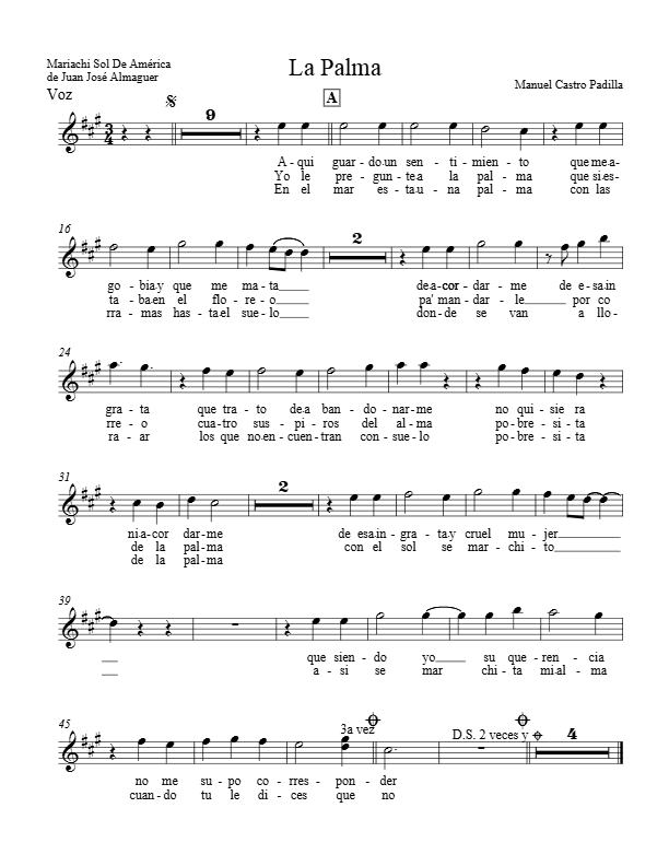 La imagen puede contener una previsualizacion de una partitura